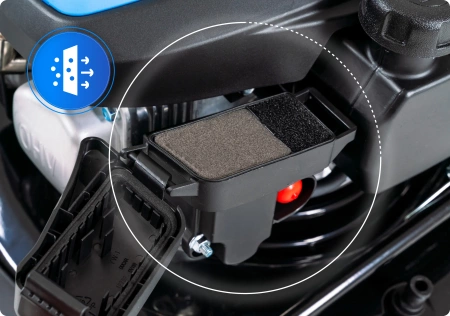 Benzininė vejapjovė Hexwelt HW-KS-150 46 cm 2,6 kW su pavara