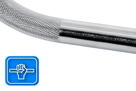 Sriegiuotas šiek tiek lenktas grifas 120 cm 30 mm THUNDER