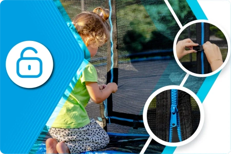 THUNDER INSIDE ULTRA 16FT (488 cm) MĖLYNAS batutas