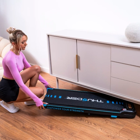 THUNDER KINDI-BLACK elektrinis bėgimo takelis