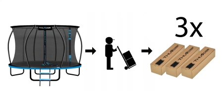 THUNDER INSIDE ULTRA 14FT batutas (427 cm) MĖLYNA