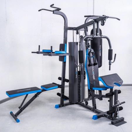 Daugiafunkcinis treniruoklis su bokso maišu THUNDER HEAVY