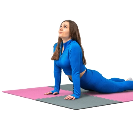 Pratybų dėlionė rausvai pilka 60x60cm THUNDER