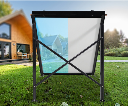 Rėmas vienam plokščiajam kolektoriui, kurio plotas 2,5 m