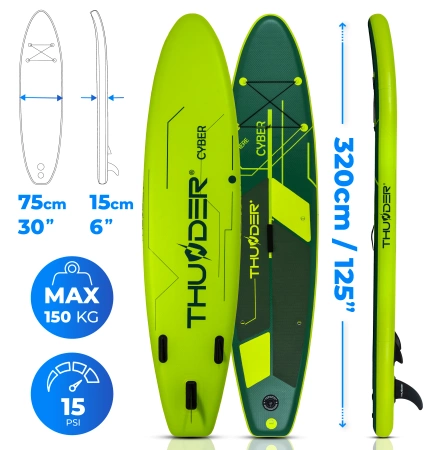 SUP lenta 320cm THUNDER CYBER