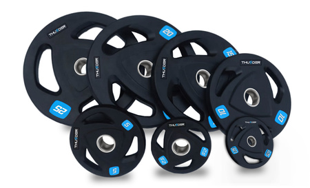 Olimpinių svorių rinkinys THUNDER 2x10 kg