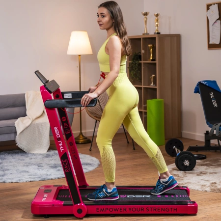 THUNDER RACE-PINK elektrinis bėgimo takelis