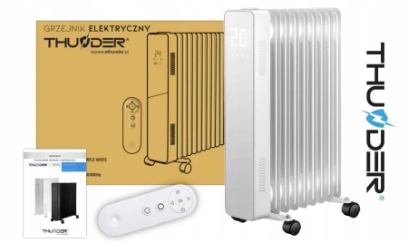 Alyvos radiatorius THUNDER SIMPLE-WHITE 2500 W