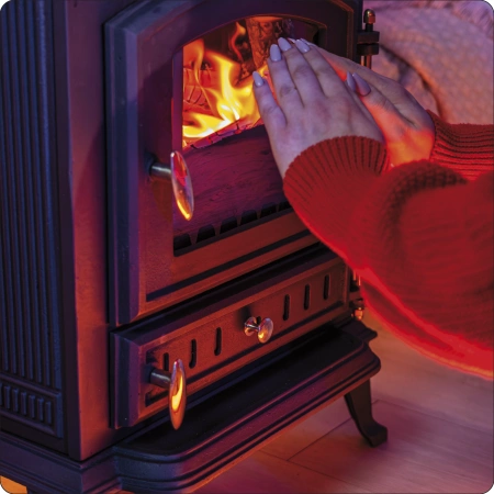 Ketinė malkinė krosnelė MITRA 7 kW