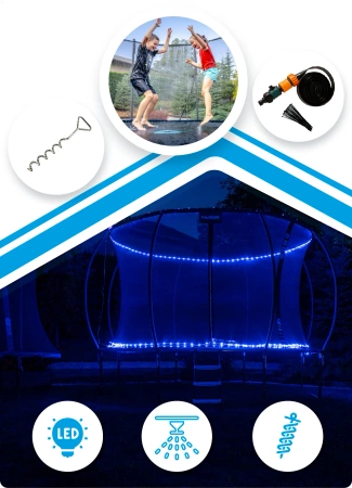 THUNDER INSIDE ULTRA 12FT (366 cm) MĖLYNAS batutas