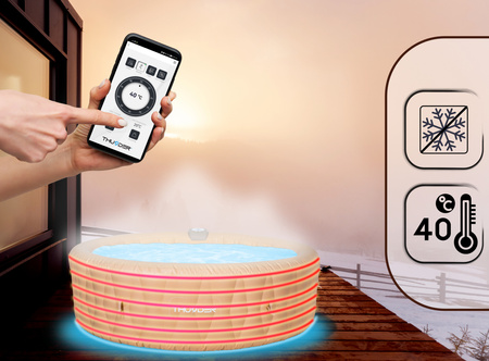 THUNDER LATTE pripučiama sodo sūkurinė vonia