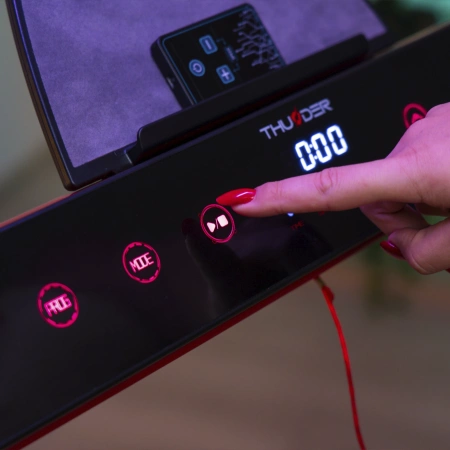 THUNDER RACE-RED elektrinis bėgimo takelis