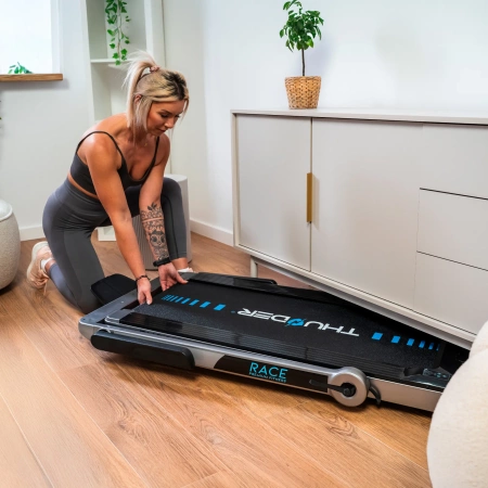 THUNDER RACE-SILVER elektrinis bėgimo takelis