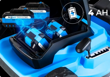 Akumuliatorinė vejapjovė Hexwelt HW-KA-40 40 cm 40 V 8 Ah