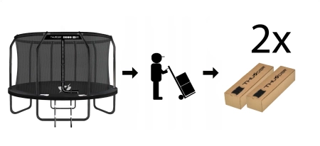 THUNDER INSIDE ELITE 12FT (366 cm) BLACK batutas