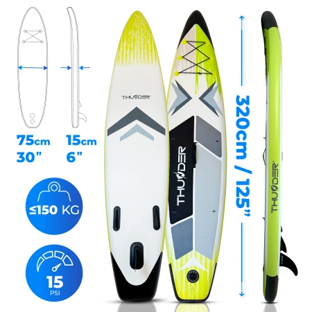 SUP lenta 320cm THUNDER VELA