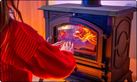 Ketinė malkinė krosnelė WESTA 17 kW