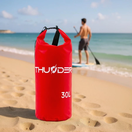 Neperšlampamas krepšys 30 L THUNDER raudonas