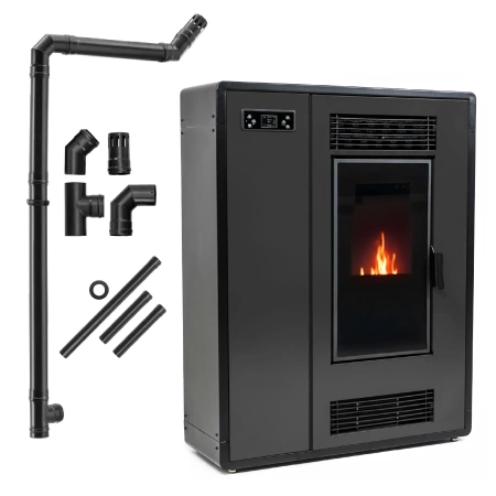 Granulinė krosnelė ARIA BLACK 12 kW