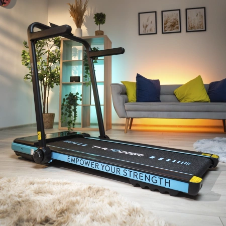 THUNDER IMPACT-BLUE elektrinis bėgimo takelis