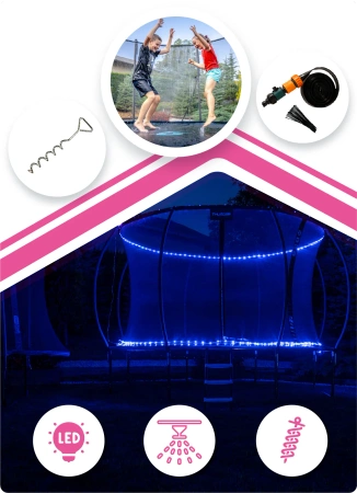 THUNDER INSIDE ULTRA 14FT batutas (427 cm) PINK