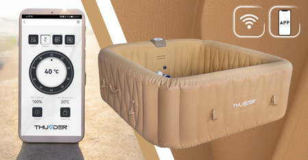 THUNDER FRAPPE pripučiama sodo sūkurinė vonia