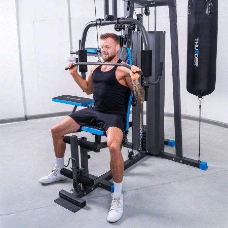 Daugiafunkcinis treniruoklis su bokso maišu THUNDER HEAVY