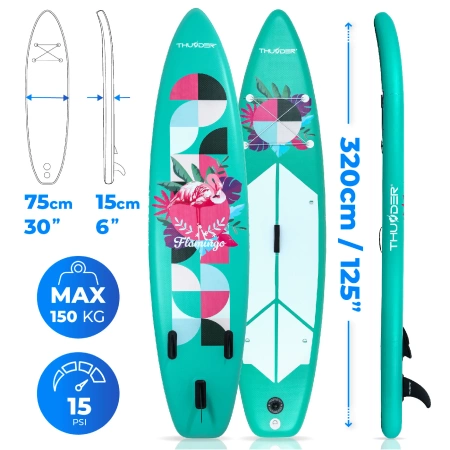 SUP lenta 320cm THUNDER FLAMI