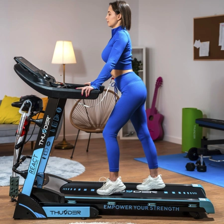 THUNDER REACT-DS-BLACK elektrinis bėgimo takelis