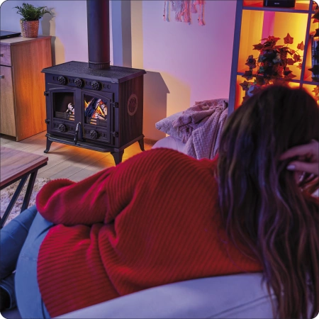 Ketinė malkinė krosnelė ATAR 10 kW 