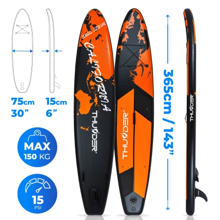 SUP lenta 365cm THUNDER EARTH