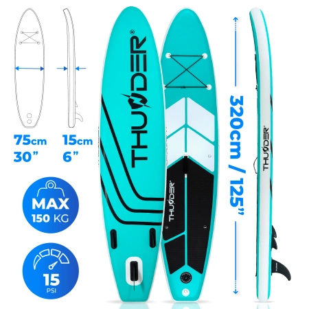 SUP lenta 320cm THUNDER COAST MINT