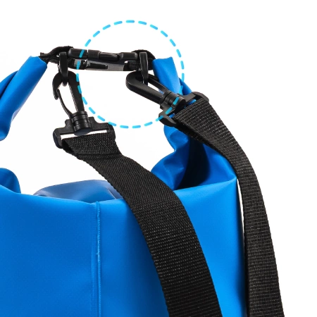 Neperšlampamas krepšys 30 L THUNDER mėlynas