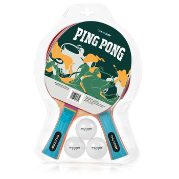 Stalo teniso raketės THUNDER PING-SET