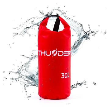 Neperšlampamas krepšys 30 L THUNDER raudonas