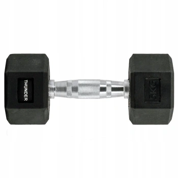 Šešiakampis hantelis 5 kg THUNDER