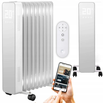 Alyvos radiatorius THUNDER SIMPLE-WHITE 2500 W