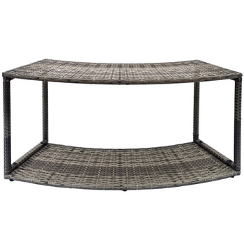 Spintelė be durelių THUNDER apvaliam JACUZZI - pilka spalva